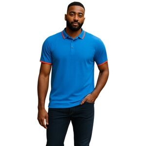 Robert Graham Mens Short Sleeve Polo Shirt Classic Fit Micro Dot Size 2XL